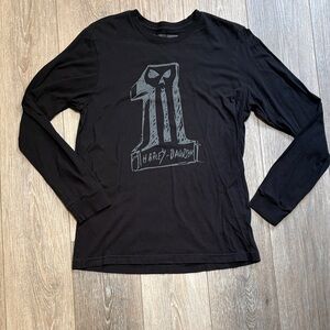 Harley-Davidson Black Graphic Long Sleeve Tee